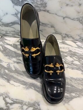 BOTTEGA VENETA MONSIEUR GLOSSY BLACK LOAFER 37